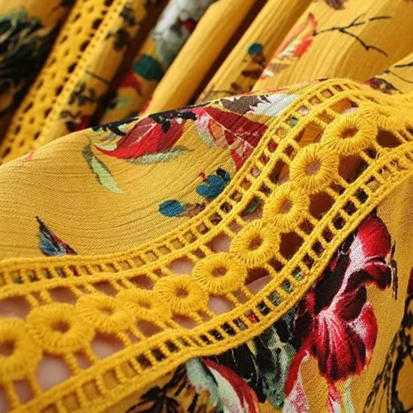 boho floral dress - Picture 5 of 9